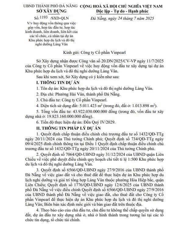 pháp lý vinhomes làng vân